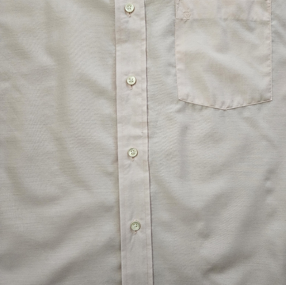 Vintage - Pierre Cardin Button Down Pink Short Sleeve Shirt - NWOT - Size 16 - Picture 2 of 9